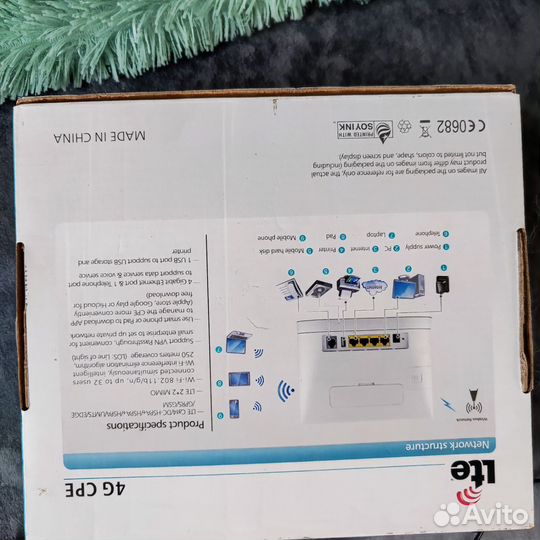 Wifi роутер 4g модем huawei b310-852