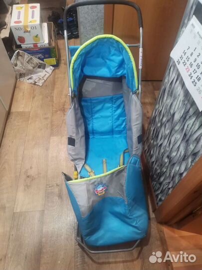 Детские санки коляска бу