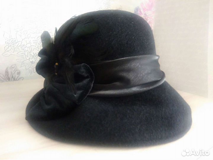 Шляпа фетровая женская