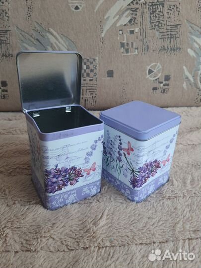 Жестяные банки для хранения