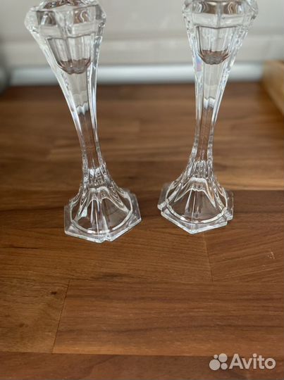 Подсвечники хрустальные