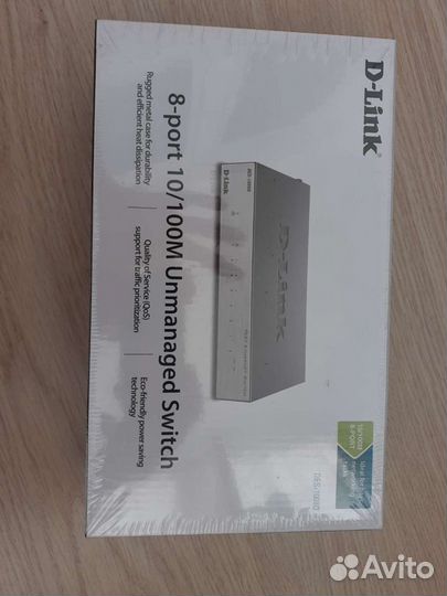 Коммутатор, свитч, Dlink DES-1008D 8 port