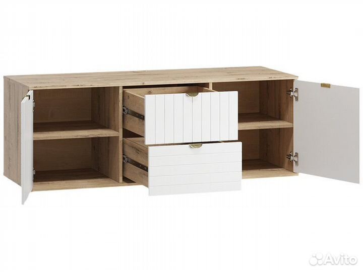 Тв-тумба Монблан-1 Line Milk