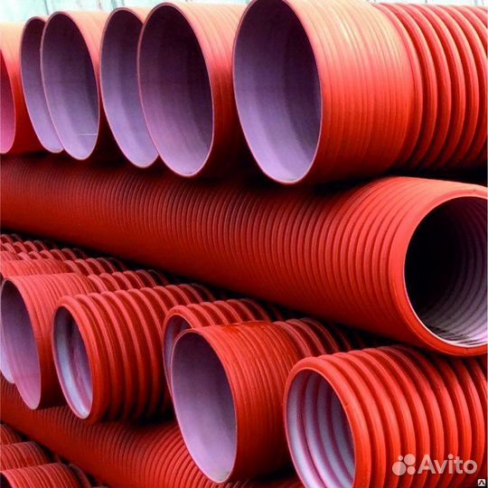 Труба в канаву 500*6000 с раструбом SN 8