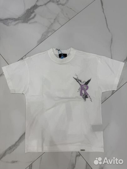 Футболка Represent белая оверсайз (новинка)