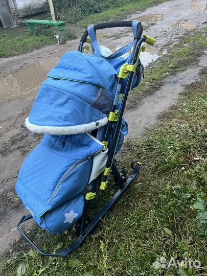 Коляска санки