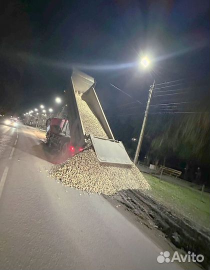 Щебень гравийный