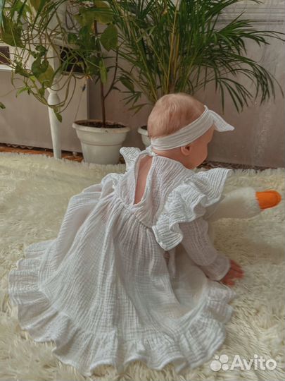 Муслиновое платье