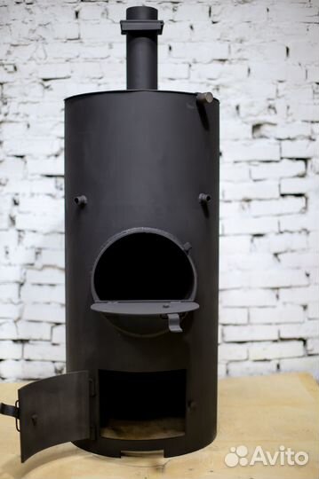 Печь для бани с баком 