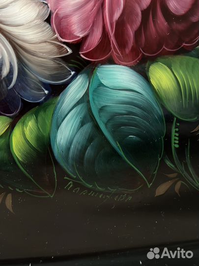 Жостовский поднос СССР 35*45