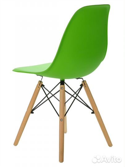 Стул в стиле eames DSW,салатовый, 1 шт