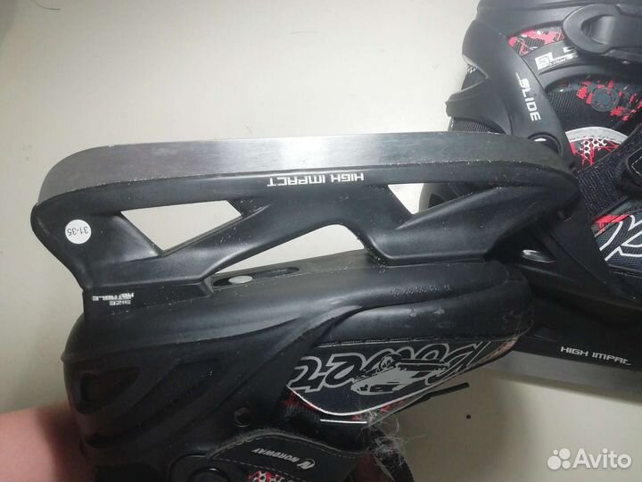 Коньки детские регулируемый размер 31-35