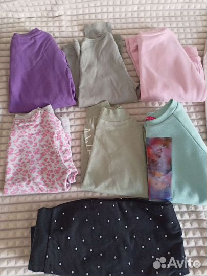 Детские вещи пакетом для девочки 110 116