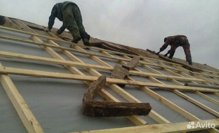 Кровельные работы, монтаж кровли