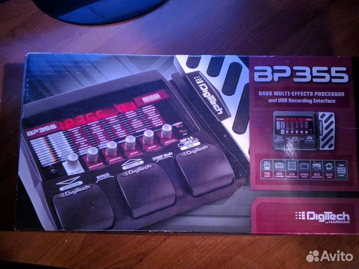 Процессор для бас гитары digitech BP355