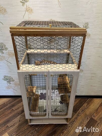 Вольер для грызунов с аксессуарами