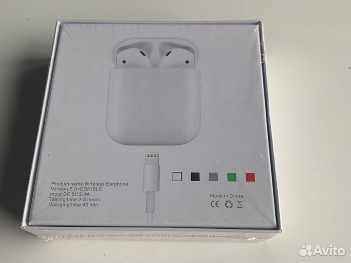 Новые запечатанные беспроводные наушники TWS I12