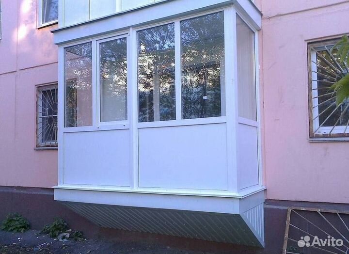 Остекление окон и балконов пвх