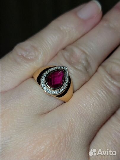 Кольцо новое р.16