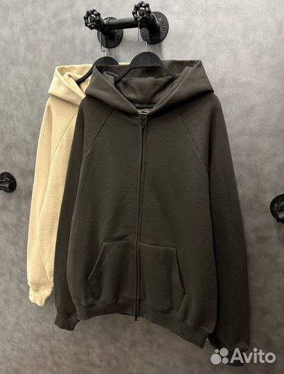 Зип худи essentials fear of god