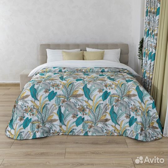 Покрывало Доминик бирюза новое плед на кровать