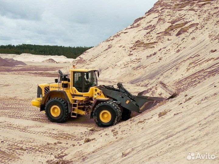 Песок \ Земля природный оптом от 3кубов