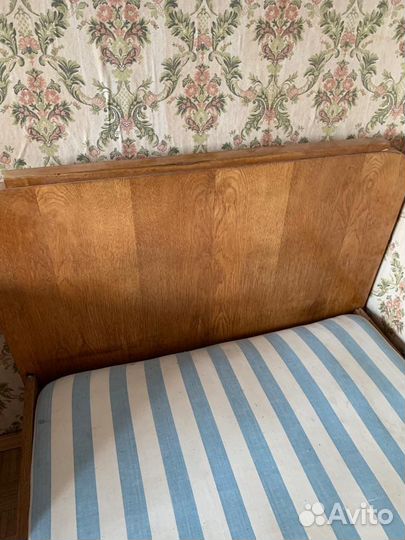 Кровать с матрасом бу
