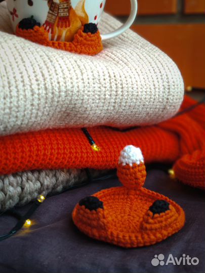 Подставка для чашек Лиса