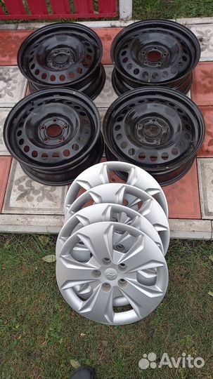 Штампованные диски на hyundai creta r16