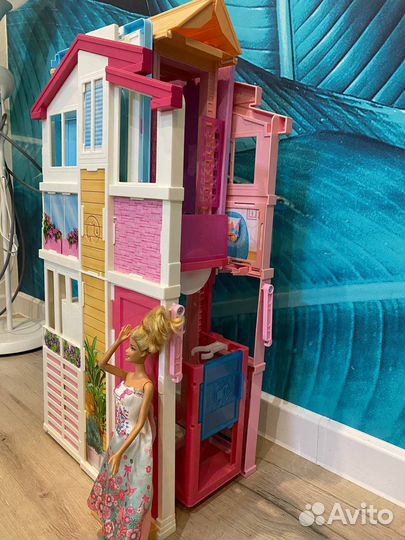 Домик кукольный Barbie Malibu