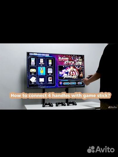 Игровая приставка game stick 64gb (20000 игр)