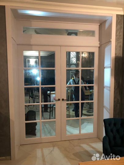 Двери межкомнатные с фрамугой