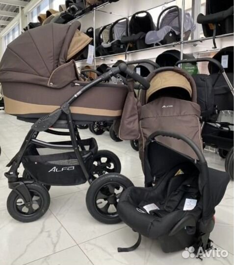 Коляска новая riko alfa 2/1 (3/1)