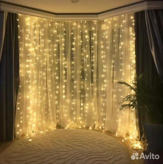 Гирлянда штора