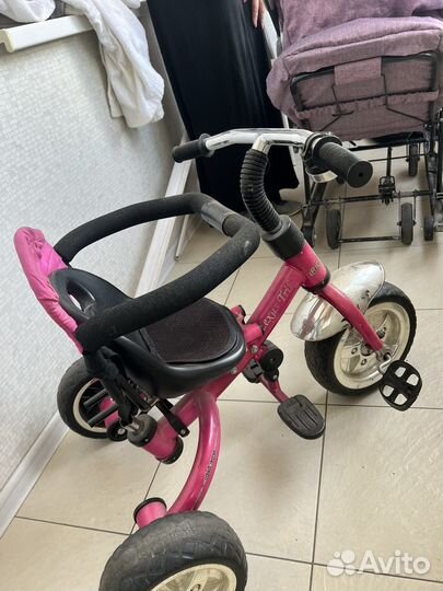 3х колесный велосипед с ручкой