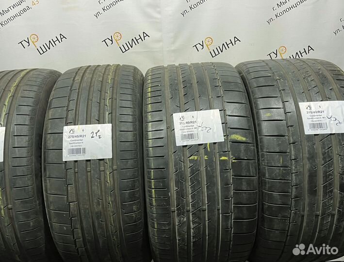 Continental SportContact 6 315/40 R21 94Y