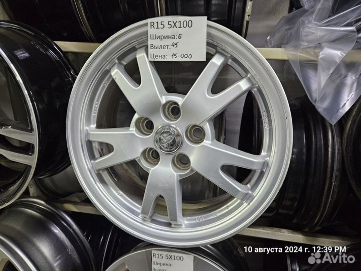 Комплект литья R15 5x100 Toyota