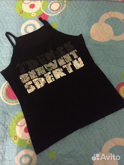 Комплект: топ с кофточкой и юбка. Новый