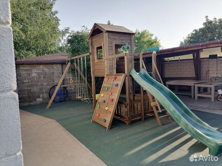 Игровые деревянные площадки