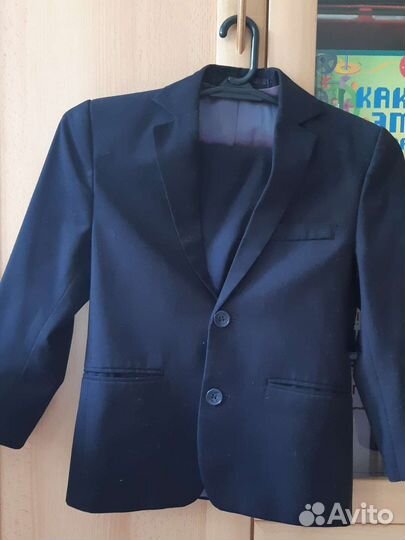 Школьный костюм для мальчика 122 см синий