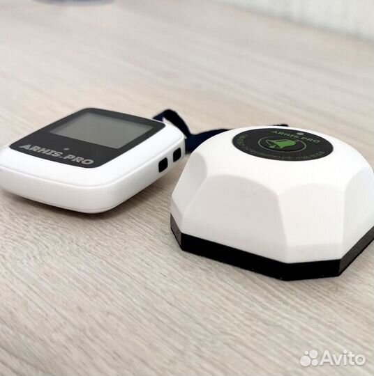 Кнопка вызова персонала и часы пейджер Поясной