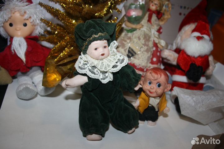 Вышлю винтаж 50е Италия миниатюра пупсик15см фарф