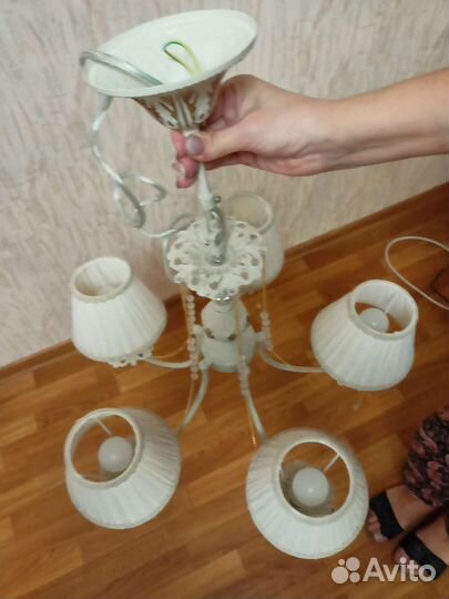 Люстра потолочная бу