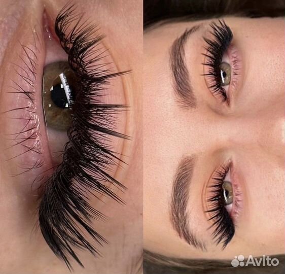 Наращивание ресниц и ламинирование бровей и ресниц