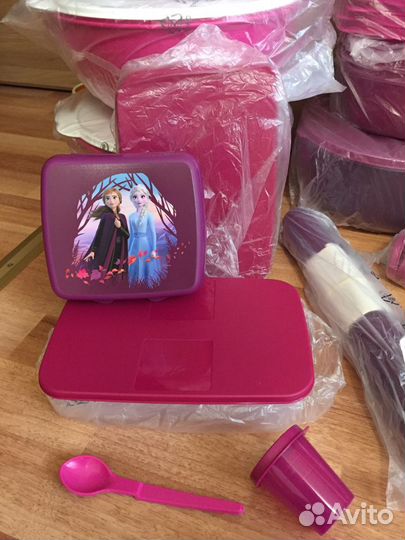 Посуда Таппервер Tupperware бордовый