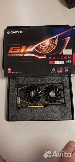 Видеокарта gigabyte rx 480