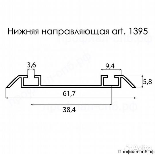 Направляющие для дверей купе 