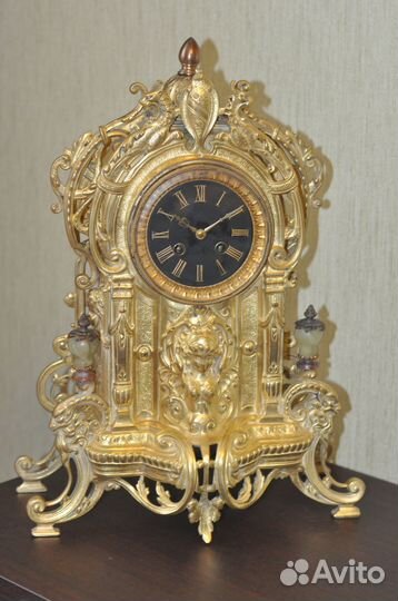 Старинные каминные часы Французские 500