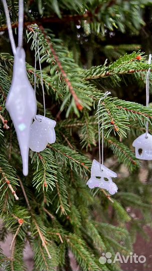 Набор 7шт,Новогодние игрушки, украшения для ёлки