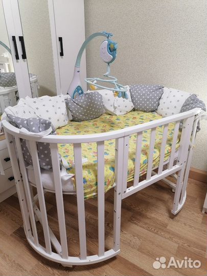 Детская кроватка круглая